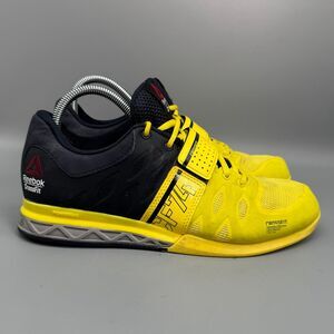 Reebok CrossFit Lifter 2.0 Women's 9.5 Yellow Black Athletic Running Sneakers